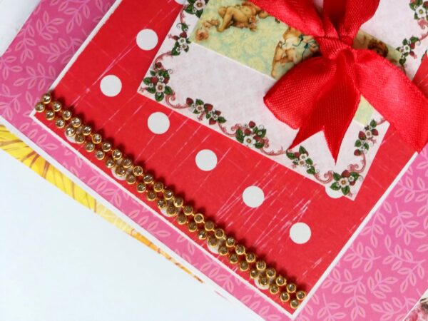 Floral Theme Love Valentine Handmade Scrapbook image Floral Theme Love Valentine Handmade Scrapbook image