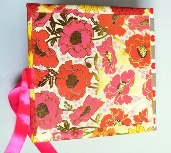 Floral Theme Love Valentine Handmade Scrapbook image Floral Theme Love Valentine Handmade Scrapbook image