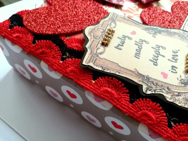 Floral Theme Love Valentine Handmade Scrapbook image Floral Theme Love Valentine Handmade Scrapbook image