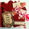 Floral Theme Love Valentine Handmade Scrapbook image Floral Theme Love Valentine Handmade Scrapbook image