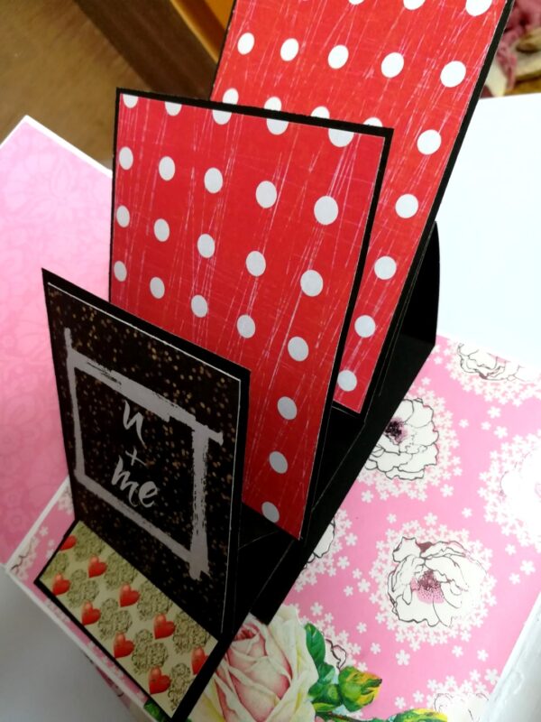 Floral Theme Love Valentine Handmade Scrapbook image Floral Theme Love Valentine Handmade Scrapbook image