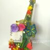 Beautiful Sparkling Colorful Paper 3d Guitar Gift image Beautiful Sparkling Colorful Paper 3d Guitar Gift image