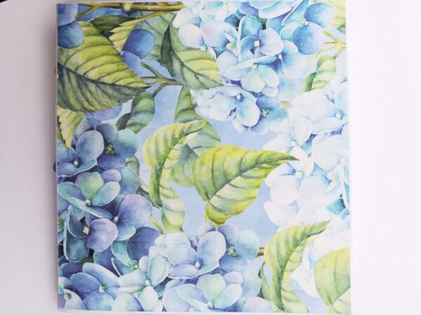 Multicolor Flowers Mini Scrapbook Greeting Card image