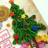 Sparkling Quilled Christmas Tree New Year Greeting Card image Sparkling Quilled Christmas Tree New Year Greeting Card image