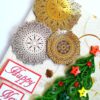 Sparkling Quilled Christmas Tree New Year Greeting Card image Sparkling Quilled Christmas Tree New Year Greeting Card image