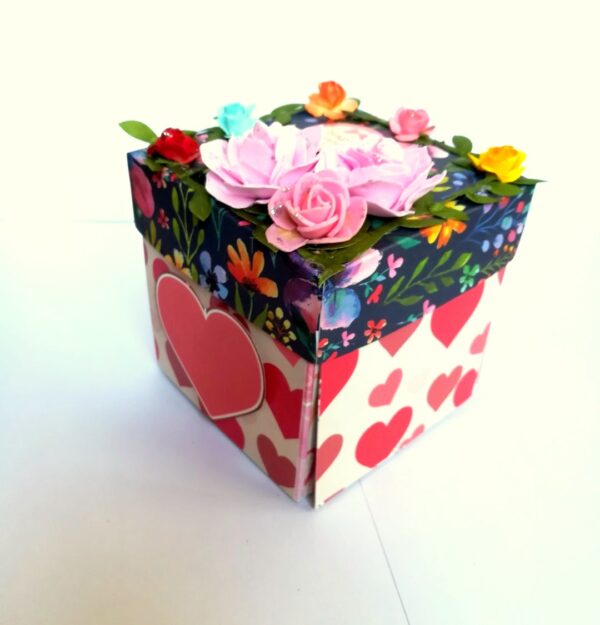 Love and Birthday Explosion Box with box and a mini booklet GIFT image Love and Birthday Explosion Box with box and a mini booklet GIFT image