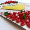 Red Quilled Flowers Corner Greeting Card image Red Quilled Flowers Corner Greeting Card image