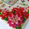 Happy Anniversary Quilled Flowers Greeting Card image Happy Anniversary Quilled Flowers Greeting Card image