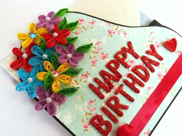 Piano Style Birthday Greeting Card image Piano Style Birthday Greeting Card image