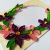 Purple Themed Quilled Photo Frame Card image Purple Themed Quilled Photo Frame Card image