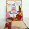 Happy Birthday with Quilled Flowers Greeting Card image Happy Birthday with Quilled Flowers Greeting Card image