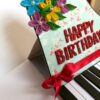 Piano Style Birthday Greeting Card image Piano Style Birthday Greeting Card image