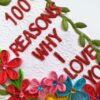 100 Reasons Why I Love You Handmade Scrapbook image 100 Reasons Why I Love You Handmade Scrapbook image