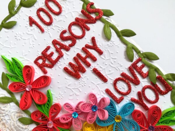 100 Reasons Why I Love You Handmade Scrapbook image 100 Reasons Why I Love You Handmade Scrapbook image