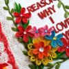 100 Reasons Why I Love You Handmade Scrapbook image 100 Reasons Why I Love You Handmade Scrapbook image