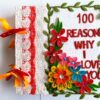 100 Reasons Why I Love You Handmade Scrapbook image 100 Reasons Why I Love You Handmade Scrapbook image
