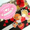 Love Slider Handmade Greeting Card image