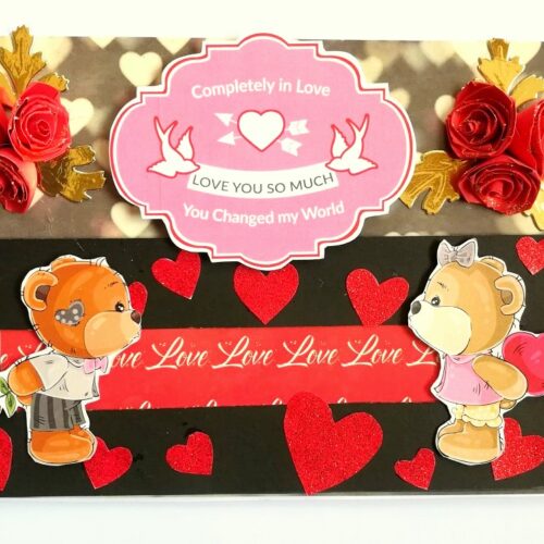 Love Slider Handmade Greeting Card image Love Slider Handmade Greeting Card image