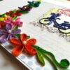 Multicolor Flowers In Corner Birthday Greeting Card image Multicolor Flowers In Corner Birthday Greeting Card image