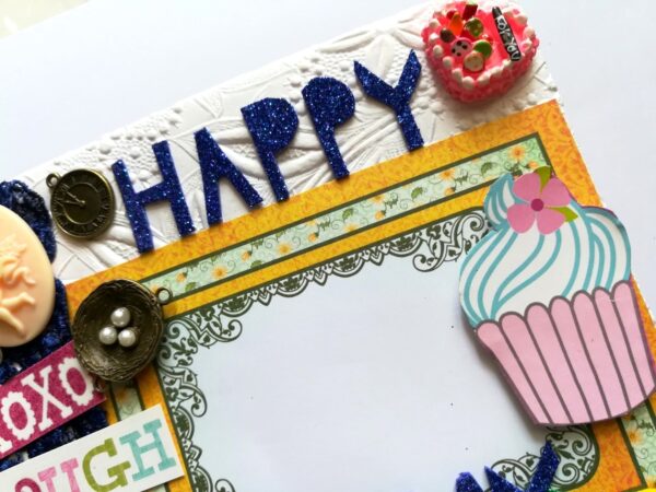 Happy Birthday Scrapbook Album Handmade image Happy Birthday Scrapbook Album Handmade image
