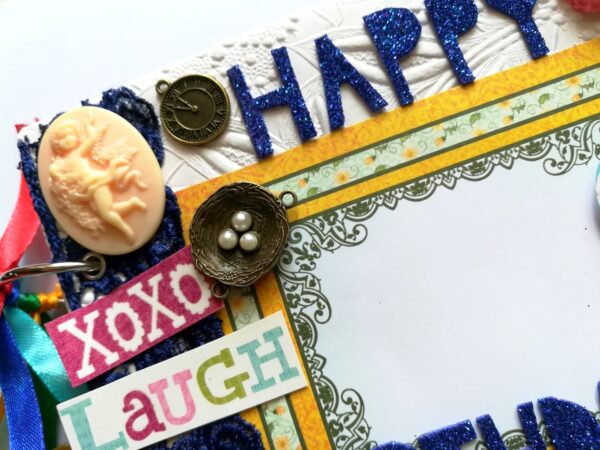Happy Birthday Scrapbook Album Handmade image Happy Birthday Scrapbook Album Handmade image