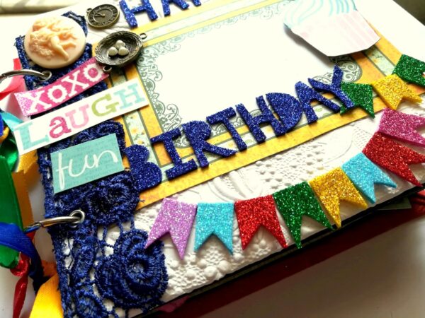 Happy Birthday Scrapbook Album Handmade image Happy Birthday Scrapbook Album Handmade image