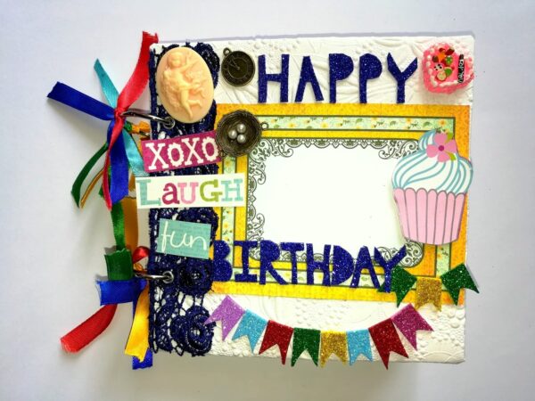 Happy Birthday Scrapbook Album Handmade image Happy Birthday Scrapbook Album Handmade image