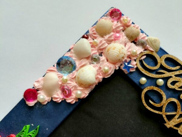 Love Themed Handmade Photo Frame image Love Themed Handmade Photo Frame image