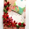 Red Quilled Flowers Love Greeting Card image Red Quilled Flowers Love Greeting Card image