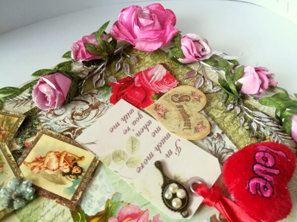 Too Much Love Greeting Card With Sparkling Roses image Too Much Love Greeting Card With Sparkling Roses image