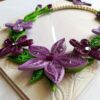 Purple Themed Photo Frame Greeting Card image Purple Themed Photo Frame Greeting Card image
