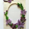Purple Themed Photo Frame Greeting Card image Purple Themed Photo Frame Greeting Card image