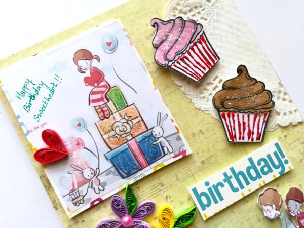 Happy Birthday Sweetheart Greeting Card image Happy Birthday Sweetheart Greeting Card image