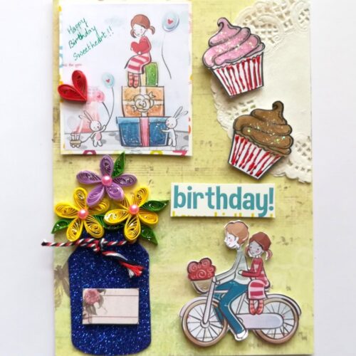Happy Birthday Sweetheart Greeting Card image