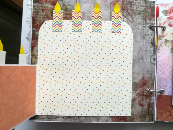 Happy Birthday Celebrate Handmade Scrapbook Album image Happy Birthday Celebrate Handmade Scrapbook Album image