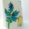 Sparkling Blue Themed Quilled Flowers Greeting Card image Sparkling Blue Themed Quilled Flowers Greeting Card image
