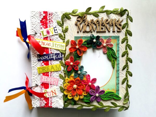 Precious Moments Handmade Scrapbook Album image Precious Moments Handmade Scrapbook Album image