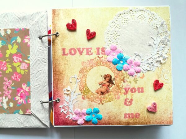 Precious Moments Handmade Scrapbook Album image Precious Moments Handmade Scrapbook Album image