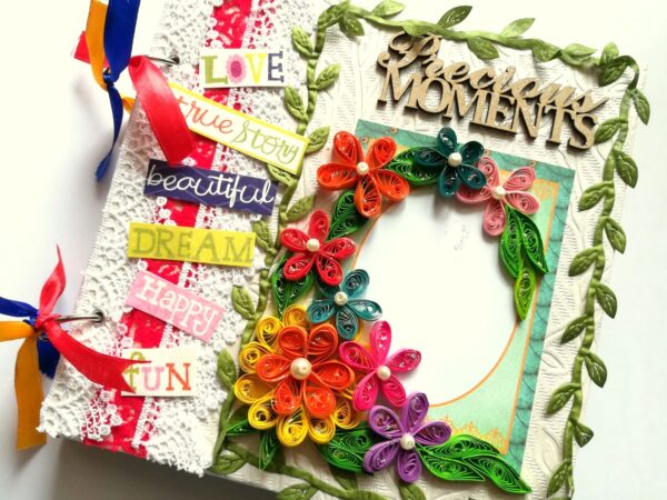 Precious Moments Handmade Scrapbook Album image Precious Moments Handmade Scrapbook Album image