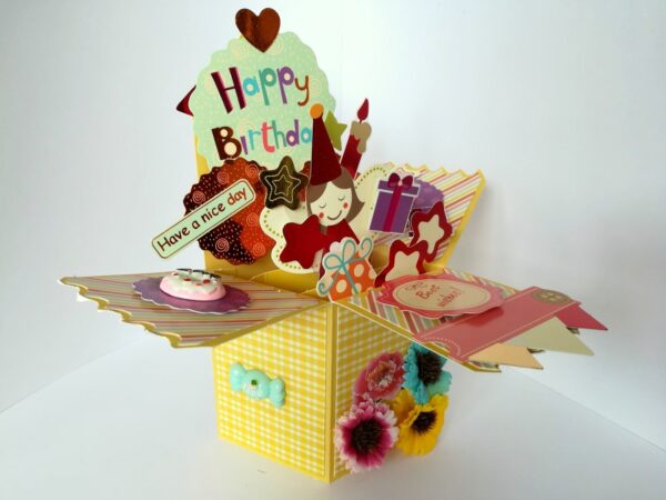 Happy Birthday Greeting Card In Box image Happy Birthday Greeting Card In Box image