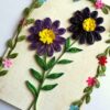 Quilled Purple Flowers Greeting Card image Quilled Purple Flowers Greeting Card image