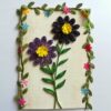 Quilled Purple Flowers Greeting Card image Quilled Purple Flowers Greeting Card image