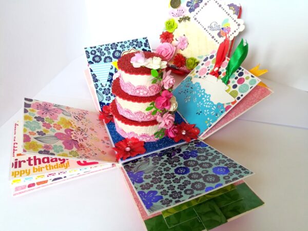 Sparkling Happy Birthday Explosion Box image Sparkling Happy Birthday Explosion Box image