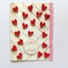 Raining Quilled Hearts Greeting Card image Raining Quilled Hearts Greeting Card image