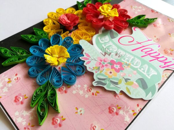 Happy Birthday Handmade Greeting Card image Happy Birthday Handmade Greeting Card image