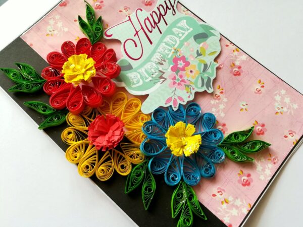 Happy Birthday Handmade Greeting Card image Happy Birthday Handmade Greeting Card image