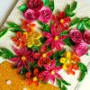 Sparkling Basket Full Quilled Flowers Greeting Card image Sparkling Basket Full Quilled Flowers Greeting Card image