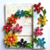 Multicolor Flowers Mini Scrapbook Greeting Card image Multicolor Flowers Mini Scrapbook Greeting Card image