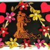 Couple In Quilled Flowers Garland Handmade Pop Up Card image Couple In Quilled Flowers Garland Handmade Pop Up Card image