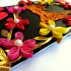 Couple In Quilled Flowers Garland Handmade Pop Up Card image Couple In Quilled Flowers Garland Handmade Pop Up Card image